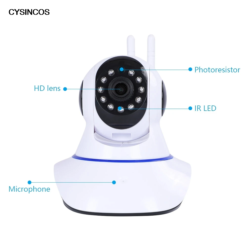 CYSINCOS 1080P Беспроводная ip-камера, камера безопасности, домашняя камера наблюдения, Wifi, ночное видение, монитор для ребенка