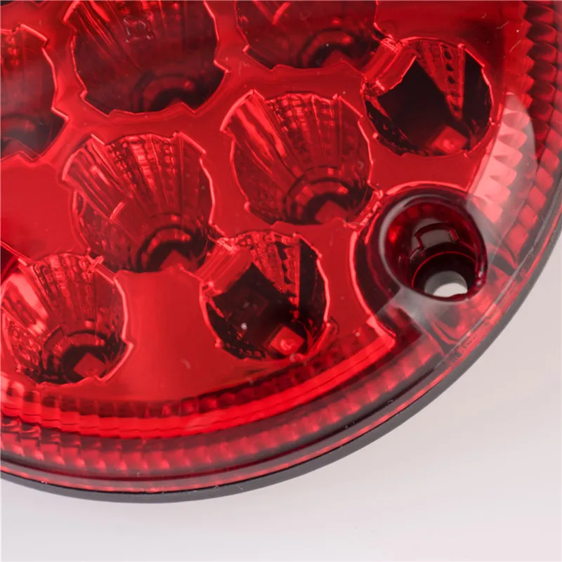 12 V/24 V круглый 95 мм светодиодный грузовик с прицепом Противотуманные огни фонарь заднего хода автомобиля задние тормоза стоп светильник поворота заднего светодиодный светильник s безопасности дорожного движения противотуманная фара ЕЭК