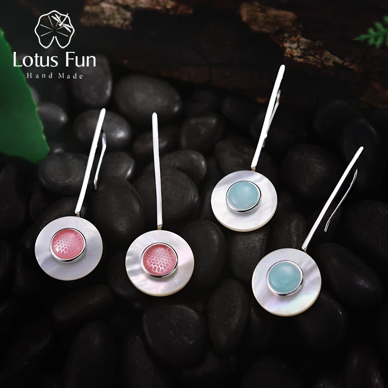 Lotus Spaß Echt 925 Sterling Silber Valentinstag Geschenk Sie Sind Mein Planeten Kreative Design Edlen Schmuck Ohrringe für Frau