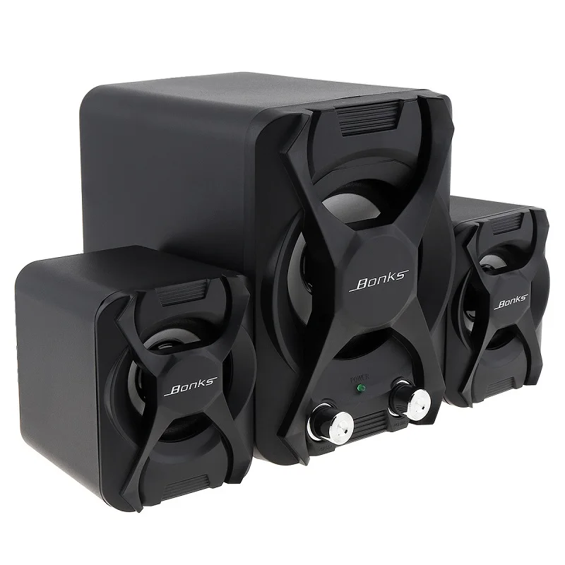 Портативный Комбинированный динамик s 3D стерео сабвуфер для ПК бас музыка DJ USB