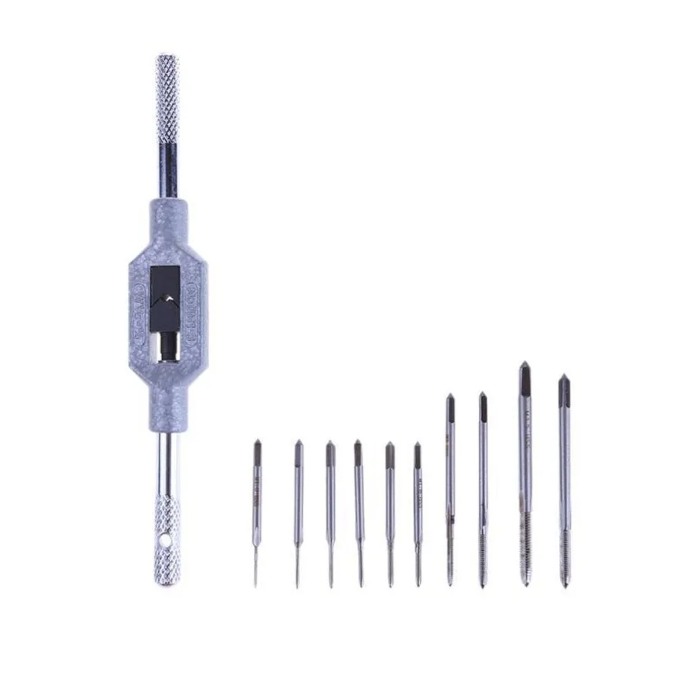 Set Mini Screw Tap Hand Thread Wire Tapping Threading High Speed steel Commonly used anti-rust and durable | Инструменты
