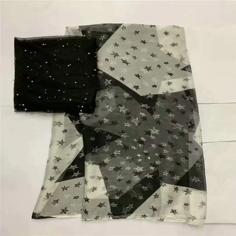 

African soft silk fabric for garment neat embroidery on the satin material with swiss voile lace tissu! LXF532