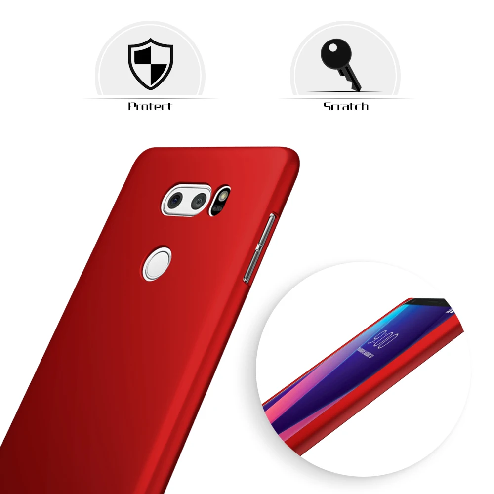 SLEO жесткий чехол для телефона lg V30 ультра тонкий матовый защитный v30 |