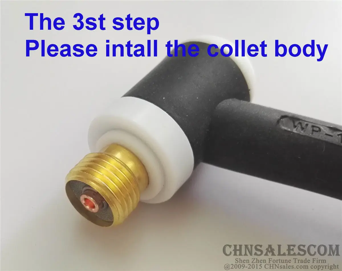 CHNsalescom 17 шт. набор для сварки TIG Stubby газовые линзы #12 чашка пирекс Tig 18/26/3/32 &quot2 4
