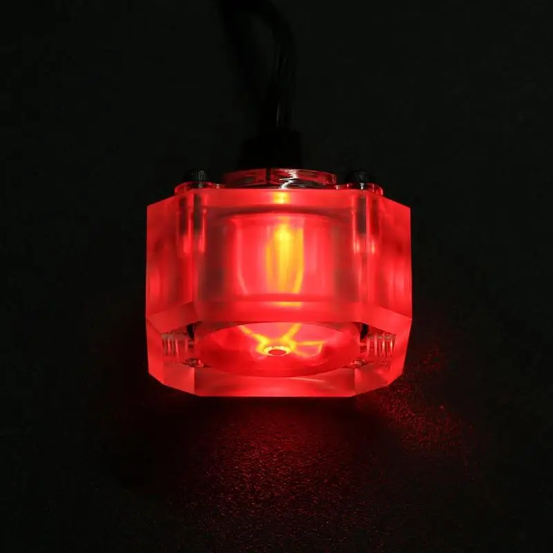 Аксессуары для ПК RGB G1/4 многоцветный светодиодный жидкостное охлаждение воды расходомер индикатор для системой водяного охлаждения