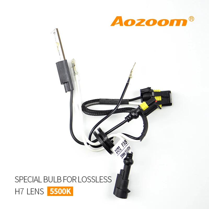 Aozoom BSQ HC21 12 в 35 Вт 2 шт. фары HID лампы для установки H7 без потерь объектив проектора