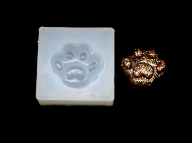 1 шт. Медвежонок лапа Плесень Смола силиконовая форма ручной работы DIY ожерелье