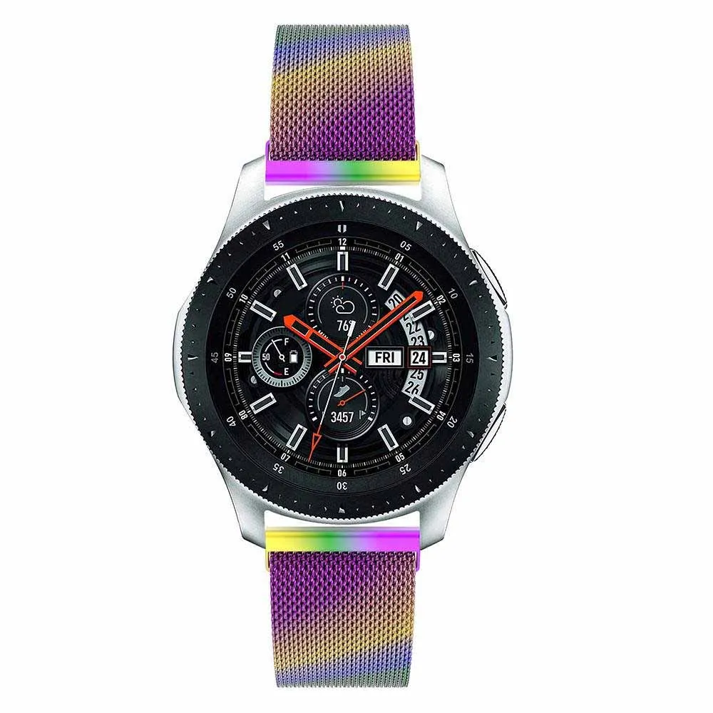 Новая магнитная Миланская петля ремешок для часов samsung Galaxy Watch 46 мм ремешок браслет из нержавеющей стали для Galaxy Watch 42 мм ремешок