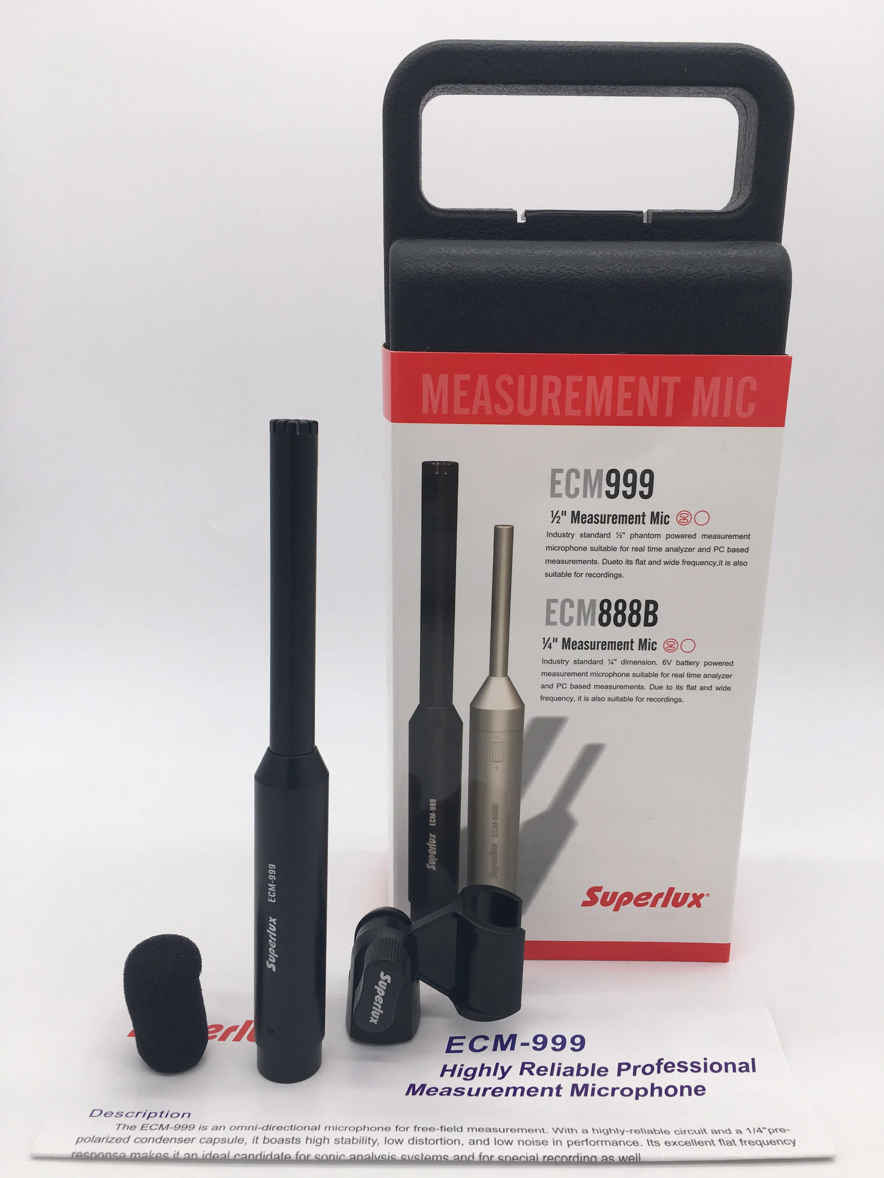 Superlux ECM 999 1/2 &quotСтандартный микрофон для комнатных звуковых систем анализа