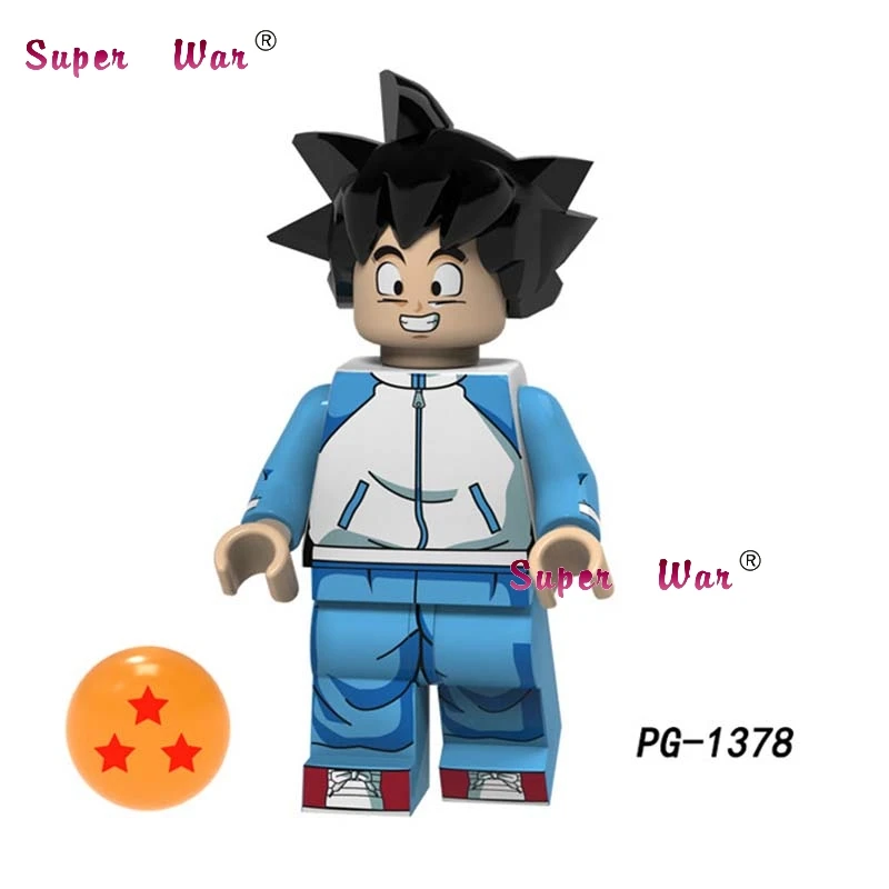 PG1378 Один строительные блоки Dragon Ball Z Аниме Мультфильм серии Сон Гоку криллин Запуск пикколо г-н сатана игрушки для детей - Цвет: PG1378