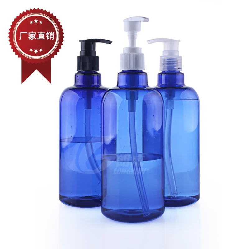 

500ml Cylinder Long Neck Screw Pump Bottle Shampoo Conditioner Sub-empty Pressure Bottle 10PCS/LOT