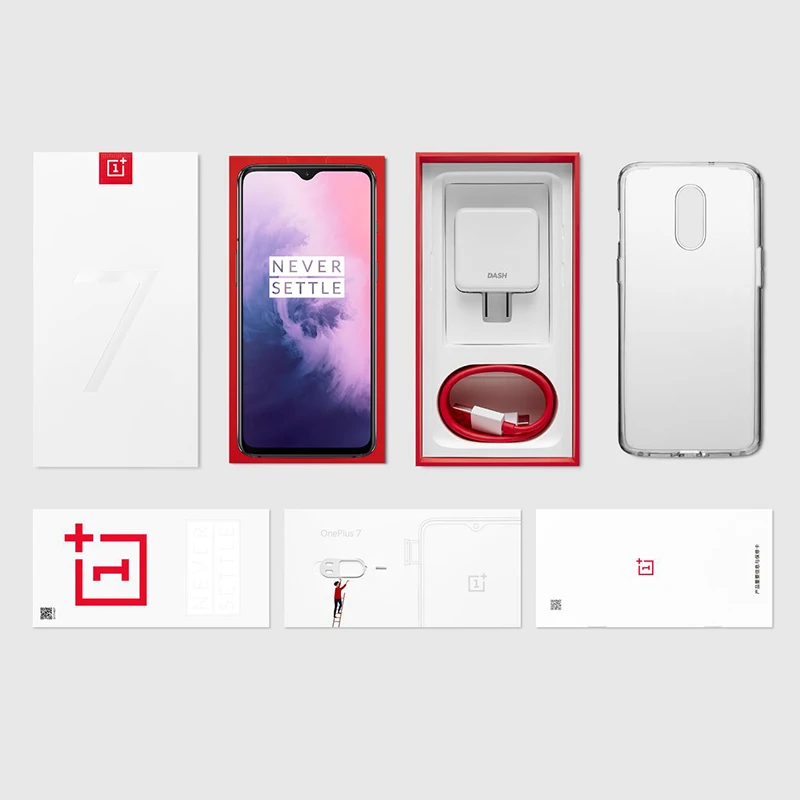 Оригинальный смартфон Oneplus 7 Snapdragon 855 с восьмиядерным процессором 6 41 &quotAMOLED экран