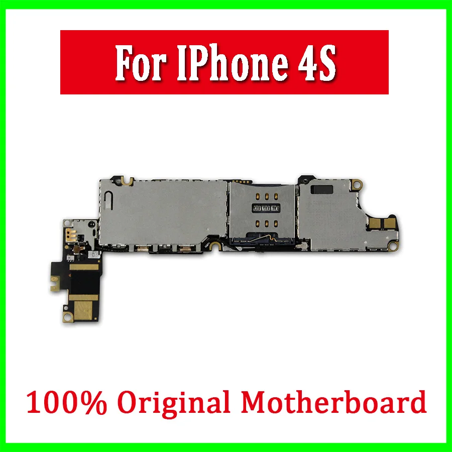 Официальная версия оригинальная материнская плата для iPhone 4S 100% разблокированная