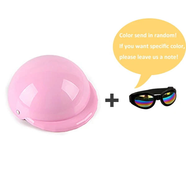Motorcycle Kit-Pink Летняя шляпа для собак, мотоциклетный шлем, кепка для домашних животных для маленьких средних собак, французский головной убор для бульдога чихуахуа, кошки, вечерние смешной реквизит для фотографий - Цвет: Motorcycle Kit-Pink