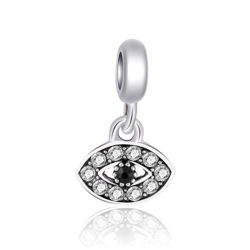 Fresh Style Flower Wing Mickey Crystal Cross Making Beads Fit Original Pandora Charms Silver Color Bracelets Jewelry for Women | Украшения