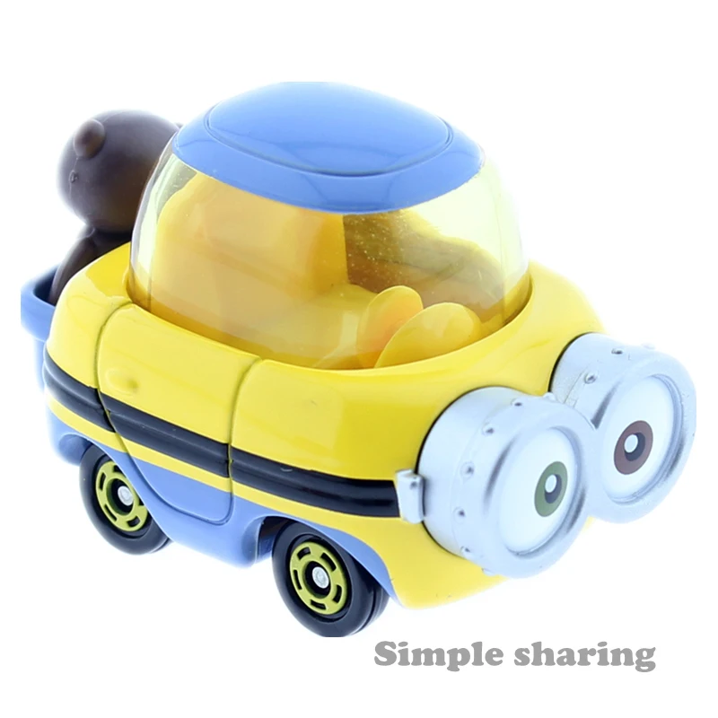 Takara Tomy Dream Tomica No.144 минион Боб фигурка машина игрушка литья под давлением Аниме