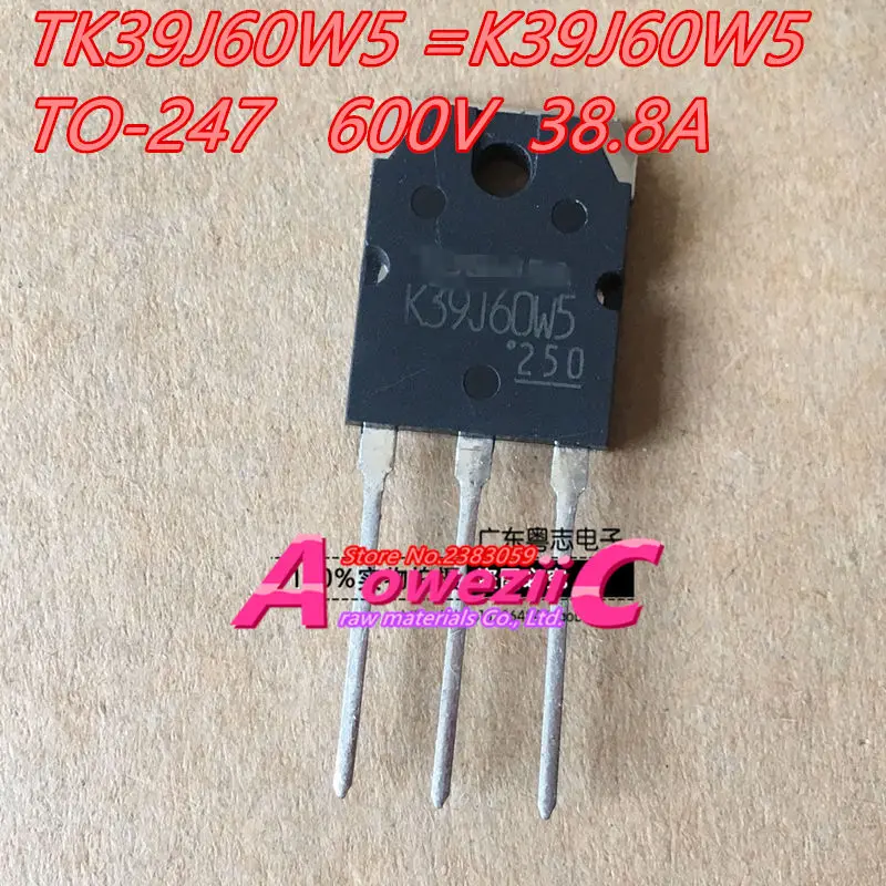 100% новый импортный оригинальный TK39N60W K39N60W TK39N60X K39N60X TK39N60W5 K39N60W5 TK39J60W K39J60W TK39J60W5 TO-247 |