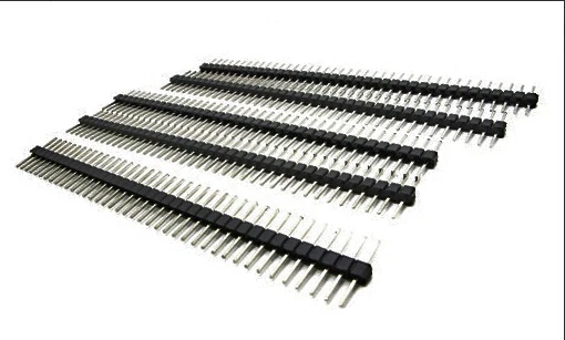 

Бесплатная доставка, 5 шт., многофункциональные контакты: Male-40 Pin 1x40, однорядные мужские ломающиеся контактные разъемы для Arduino