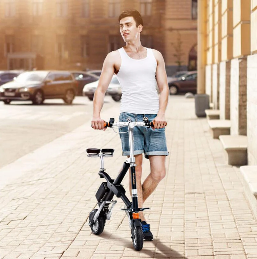 Складной электрический велосипед AIRWHEEL E6 со съемной батареей