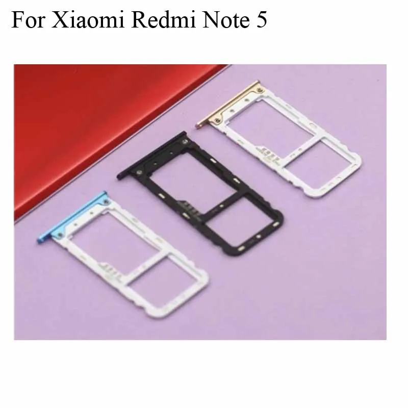 Оригинальный новый держатель для SIM карты Xiaomi Redmi Note 5 Note5 адаптеры Note5|Шлейфы