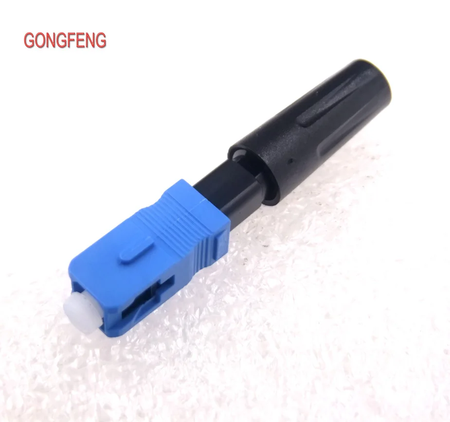 GONGFENG 100 шт. Новинка SC/UPC Одномодовый оптический волоконный быстрый соединитель FTTH