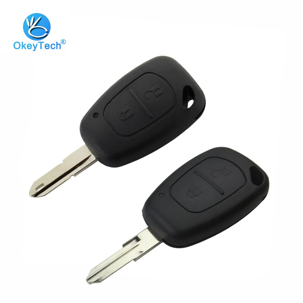 OkeyTech 2 кнопки дистанционного автомобильного ключа чехол оболочка Fob & VAC102 NE73