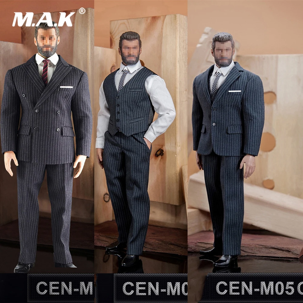 Мужская фигурка в масштабе 1:6 одежда для британского джентльмена полосатый