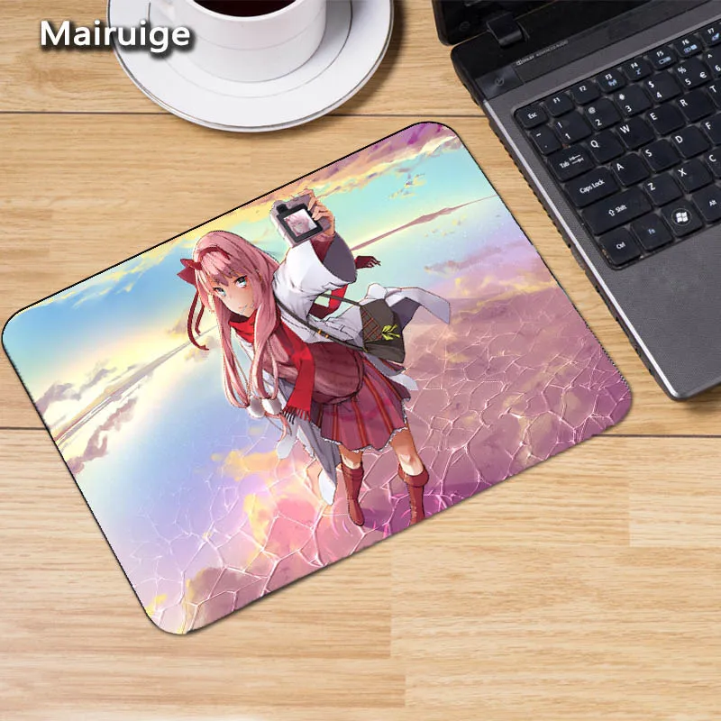 Mairuige Аниме Девушки Дарлинг в Franxx 02 Мини ПК коврик для мыши креативный Diy японская анимация коврик для мыши резиновые коврики для мыши