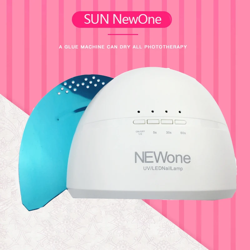 SUN ONE 48 Вт автоматический датчик UVLEDLamp Сушилка для ногтей гель лака 365 405nm двойной