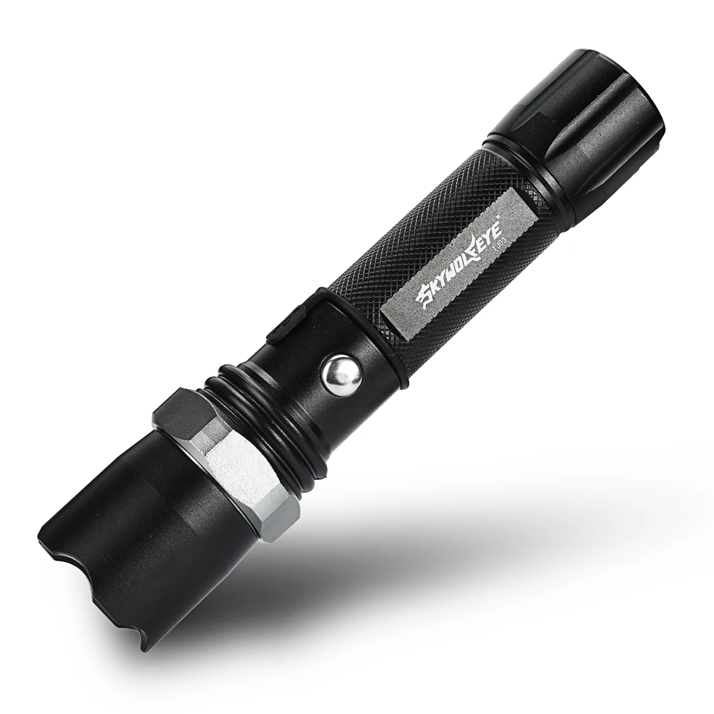 DSHA SKYWOLFEYE Zoom Мощный 2000lm USB флэш светильник Cob + XM L Q5 светодиодный фонарь 18650 батарея