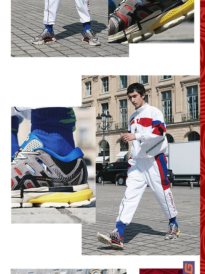Li-Ning мужские PFW FURIOUS RIDER ACE профессиональные беговые кроссовки носимая подкладочная устойчивая Спортивная обувь Кроссовки ARZN005 XYP804