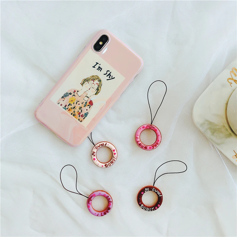 Универсальный шнурок для телефона защиты от падения пальцев ремешок милый