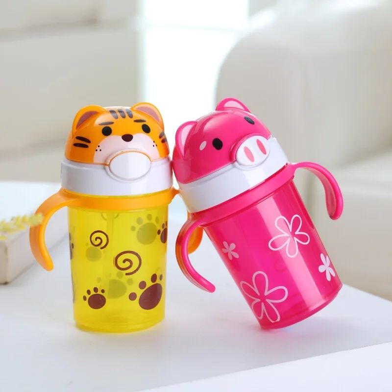 Детские бутылочки из соломинки для воды тренировочные чашки обучения питьевой с