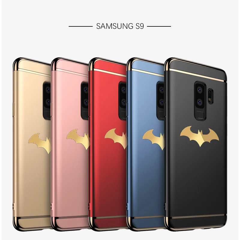 Жесткий чехол BFOLLOW Batman для Samsung Galaxy S9/S9 Plus/Note 8 Note 9/S8/S8 Plus 3 в 1 чехол-накладка |