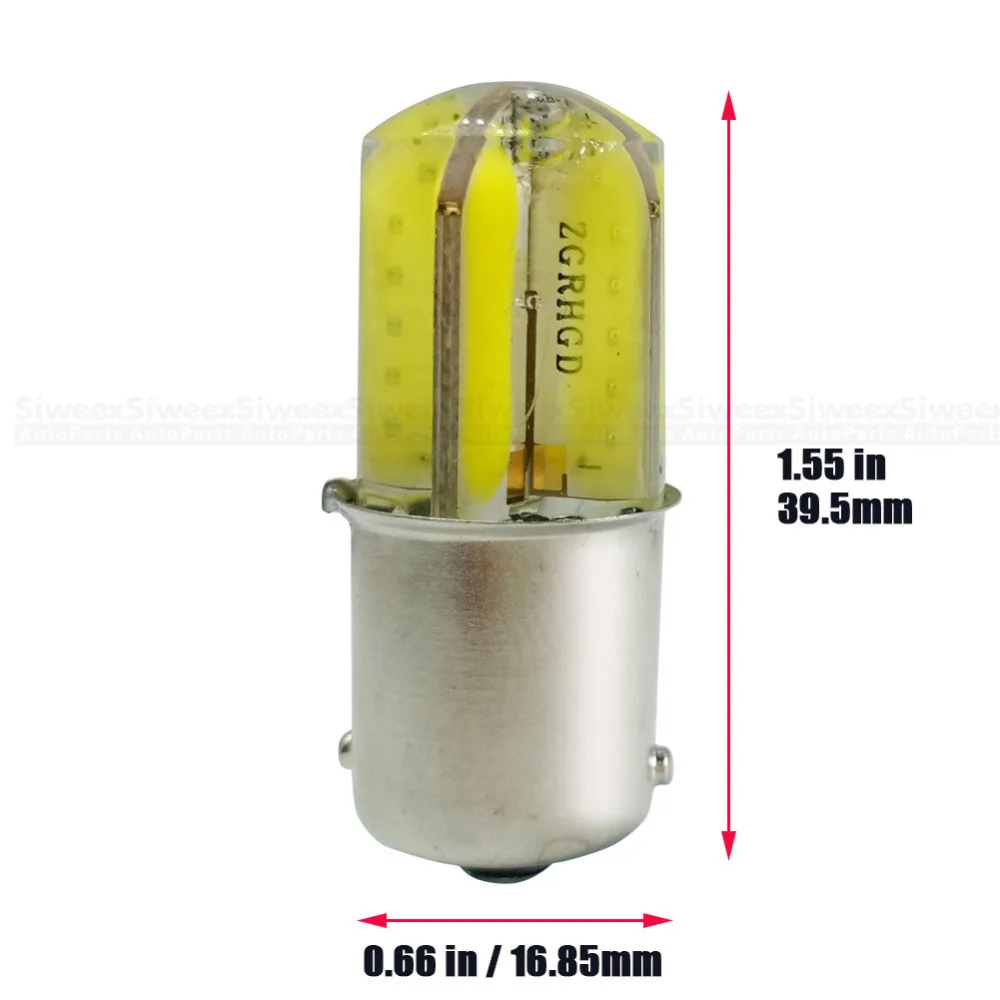 Новинка 1 шт. 1156 BA15S 8 COB кремнезема светодиодная лампочка в автомобиль 12V сигнала