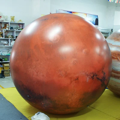 Mars Надувные светящиеся планеты, солнечная система, девять планет, солнце, луна, воздушные шары для детей, Игрушки для раннего обучения, Образовательное предприятие - Цвет: Mars