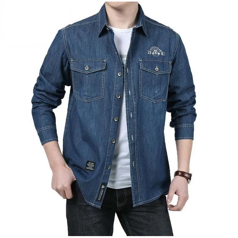 M 5XL модные cowboyshirt для мужчин с длинным рукавом на каждый день из лакированной кожи