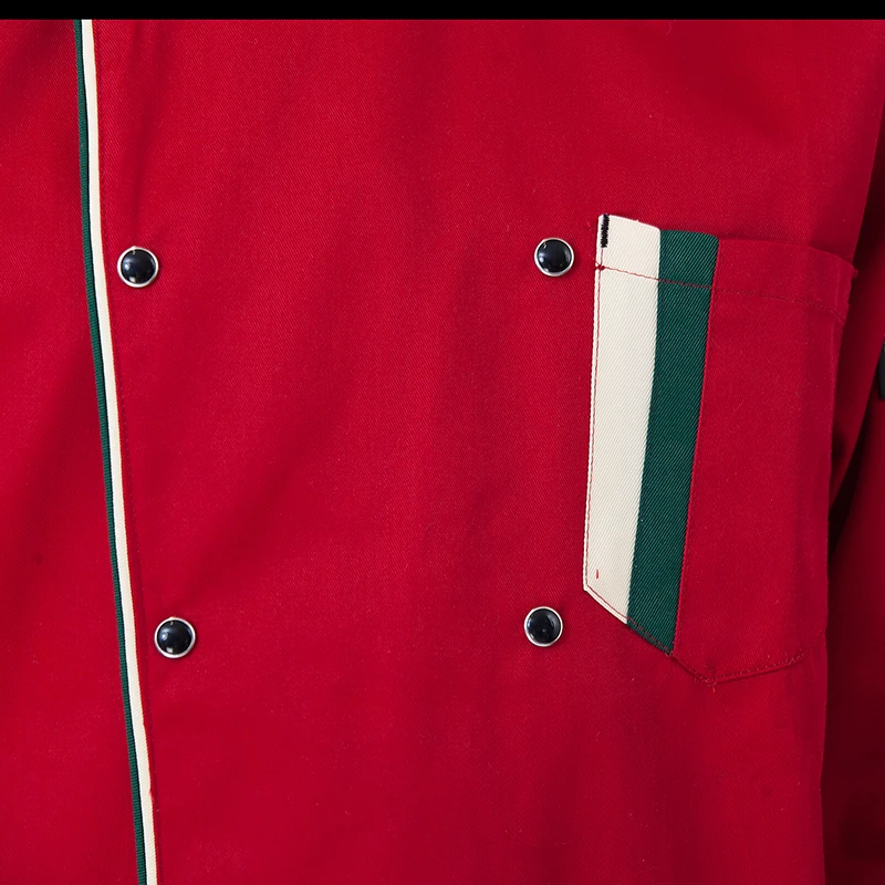 Осенне-зимняя одежда шеф-повара кухонный инструмент с длинным рукавом Западная