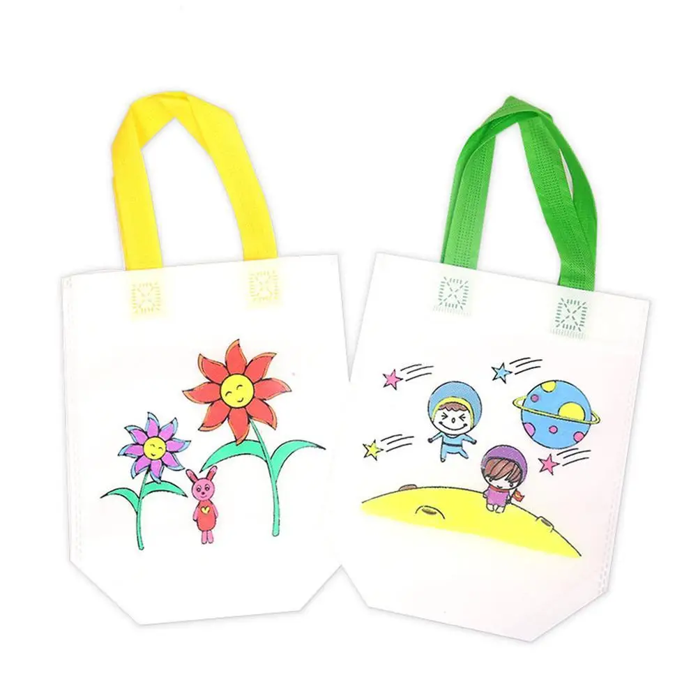 DIY Painting Drawing Bag Environmental Protection Materials Various Design Bag For Develop Child Kindergarten Patience