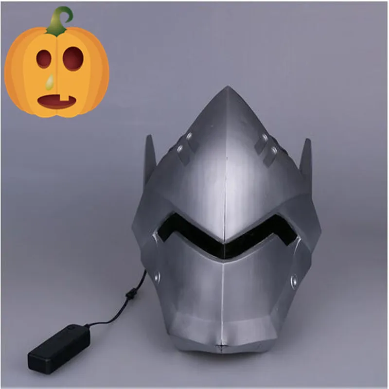 2016 Новинка FRP Overwatch Ace маска Косплэй шлем Гэндзи Броня реквизит со встроенным