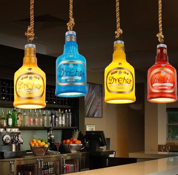 Креативный подвесной светильник в стиле лофт винтажные светодиодные