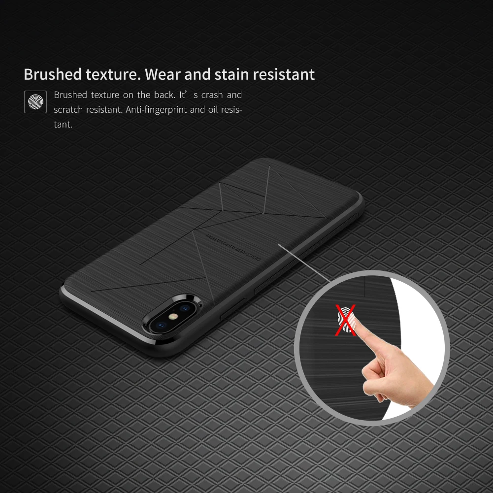 NILLKIN Magic чехол для IPhone X Xs 5," ТПУ противоударный чехол для IPhone Xs X Чехол подходит для Автомобильный магнитный держатель Беспроводное зарядное устройство