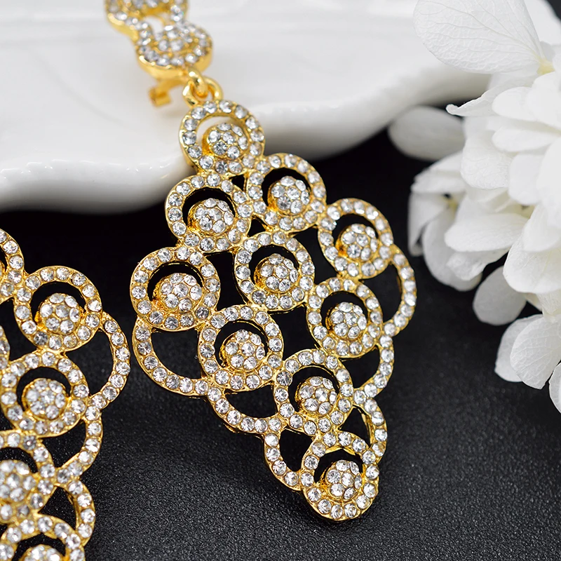 Классические ювелирные изделия Sunny Jewelry большие серьги для женщин длинные