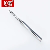 huhao 10pcslot 3 175mm cnc engraving bits router bits carbide tungsten corn cutter cutting pcb milling bits end mill