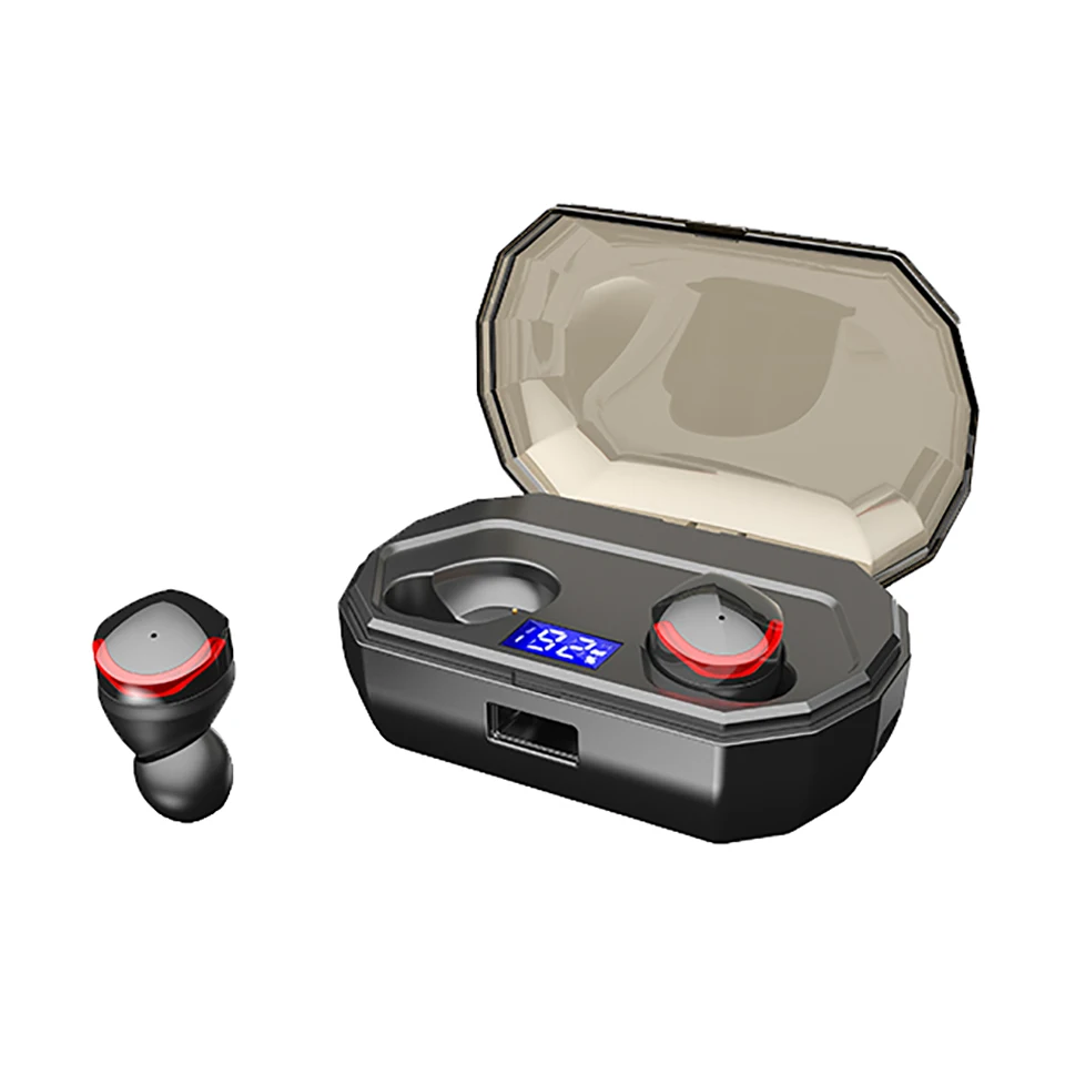Mpow SY417 Bluetooth 5,0 TWS наушники настоящие беспроводные стерео наушники IPX6 водонепроницаемые наушники с зарядным устройством 2000 мАч для Xiaomi