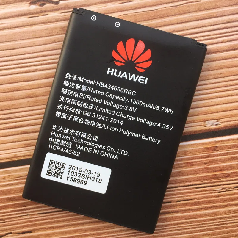Wi-Fi батарейка роутера HB434666RBC для huawei E5573S E5573s-852/853/856 E5573s-32 E5573s-320 E5573s-606 1500 мА-ч