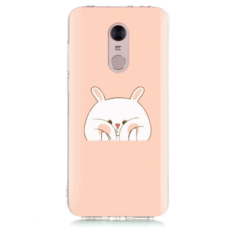 Для Xiaomi Redmi 4X Note 3 Mi A1 4 Pro 4A 5 6 6pro для 5A 6A TPU силиконовый чехол с милым животным
