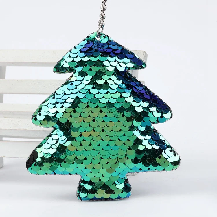 Tree Key Chain YORIWOO Санта Клаус олень Подушка Чехол рождественские украшения для дома Диван Декоративные подушки подарок на Рождество дерево - Цвет: Tree Key Chain