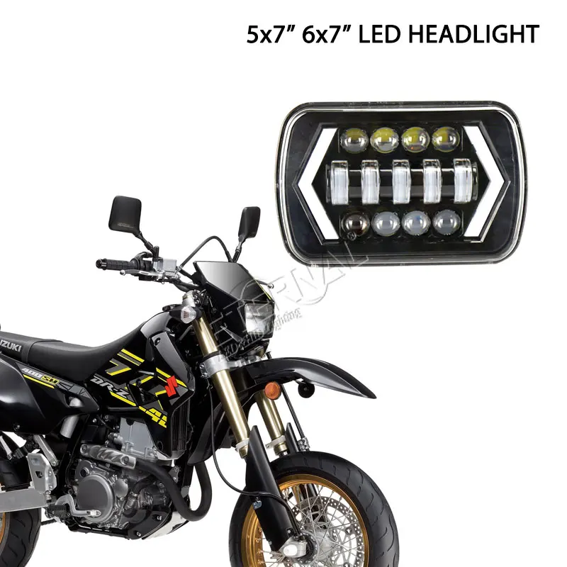 Светодиодная фара для мотоцикла 90 Вт 6x7 5x7|running lights|led 12vamber light |