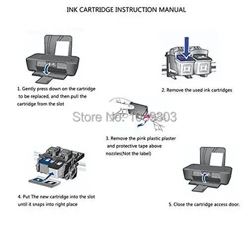 Патрон чернил PG210 CL211 4 чипped картриджа совместимый с Canon PG 210 CL 211 PIXMA IP2700 MP240 MP270 MP480